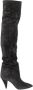 Yves Saint Laurent Vintage Pre-owned Leather boots Black Dames - Thumbnail 1