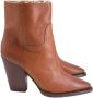 Yves Saint Laurent Vintage Pre-owned Leather boots Brown Dames - Thumbnail 1