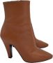 Yves Saint Laurent Vintage Pre-owned Leather boots Brown Dames - Thumbnail 1