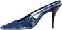Yves Saint Laurent Vintage Pre-owned Leather heels Blue Dames - Thumbnail 1