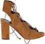 Yves Saint Laurent Vintage Pre-owned Leather sandals Brown Dames - Thumbnail 1