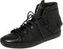 Yves Saint Laurent Vintage Pre-owned Leather sneakers Black Dames - Thumbnail 1
