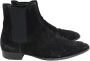 Yves Saint Laurent Vintage Pre-owned Suede boots Black Heren - Thumbnail 1