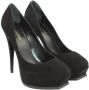 Yves Saint Laurent Vintage Pre-owned Suede heels Black Dames - Thumbnail 1