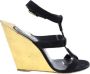Yves Saint Laurent Vintage Pre-owned Suede heels Black Dames - Thumbnail 1
