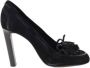 Yves Saint Laurent Vintage Pre-owned Suede heels Black Dames - Thumbnail 1