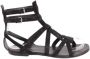 Yves Saint Laurent Vintage Pre-owned Suede sandals Black Dames - Thumbnail 1