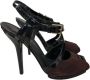 Yves Saint Laurent Vintage Pre-owned Suede sandals Brown Dames - Thumbnail 1