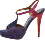 Yves Saint Laurent Vintage Pre-owned Suede sandals Multicolor Dames - Thumbnail 1
