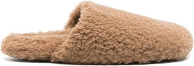 Yves Salomon Bruine Teddy Textuur Schoenen met Ronde Neus - Foto 2