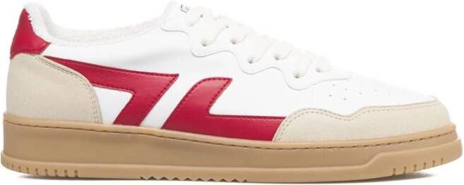 Z Zegna Casual Sneakers met Contrasterende Hiel Detail White