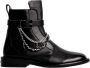 Zadig & Voltaire Boots & laarzen Laureen High Silk Lambskin in zwart - Thumbnail 1