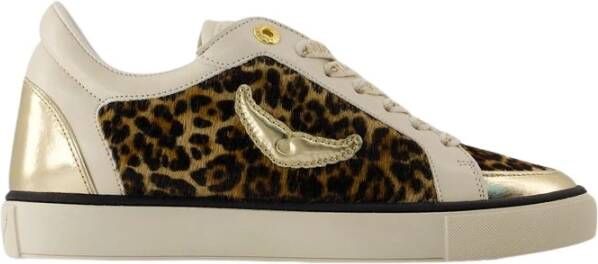 Zadig & Voltaire Low-Top Sneakers Fly On Sneakers Leather Printed in bruin