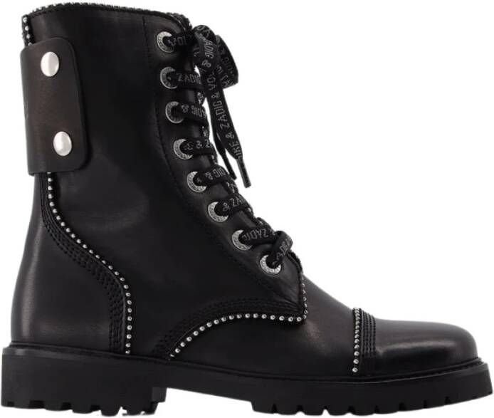 Zadig & Voltaire Lace-up Boots Zwart Dames