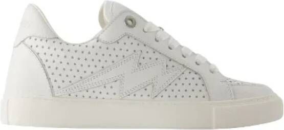 Zadig & Voltaire Leather sneakers White Dames