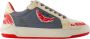 Zadig & Voltaire Rode Leren Fly Wings Sneakers - Thumbnail 1