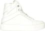 Zadig & Voltaire Hoge witte leren sneakers met bliksemflitsen White Dames - Thumbnail 1