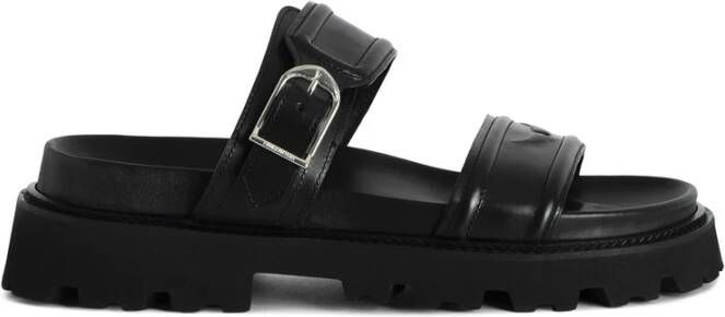 Zadig & Voltaire Slippers met gespsluiting en open teen