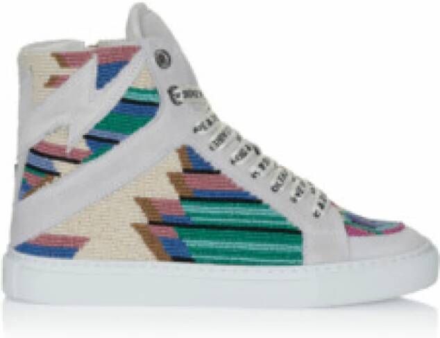 Zadig & Voltaire Witte Damessneaker Comfortabel en Stijlvol