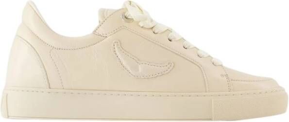 Zadig & Voltaire Low-Top Sneakers Fly On Vintage Patent in crème