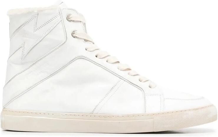 Zadig & Voltaire Hi-Top Witte Sneakers