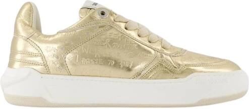 Zadig & Voltaire Metallic Logo Print Leren Sneakers