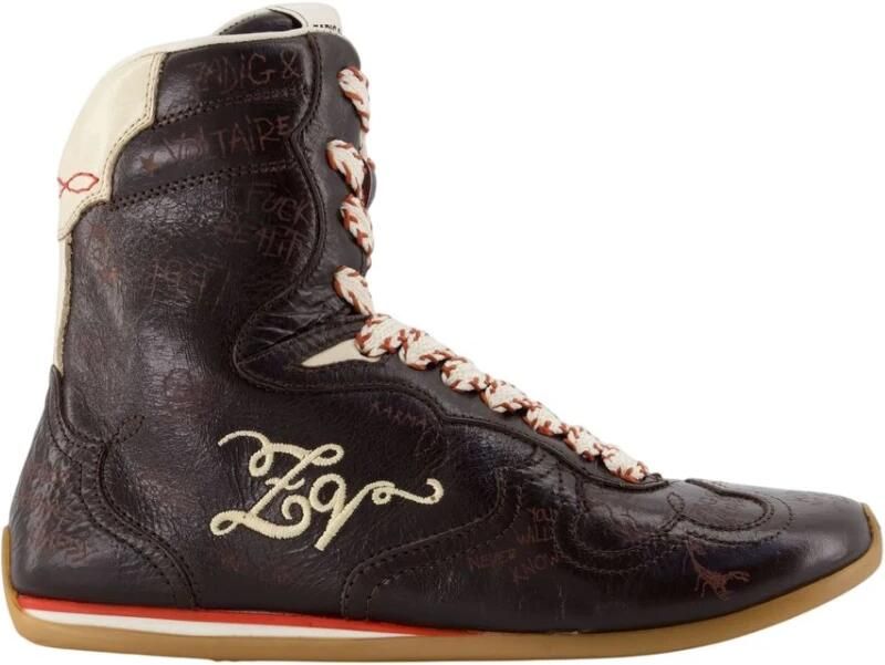Zadig & Voltaire Mid Dance Vintage Laser Sneakers