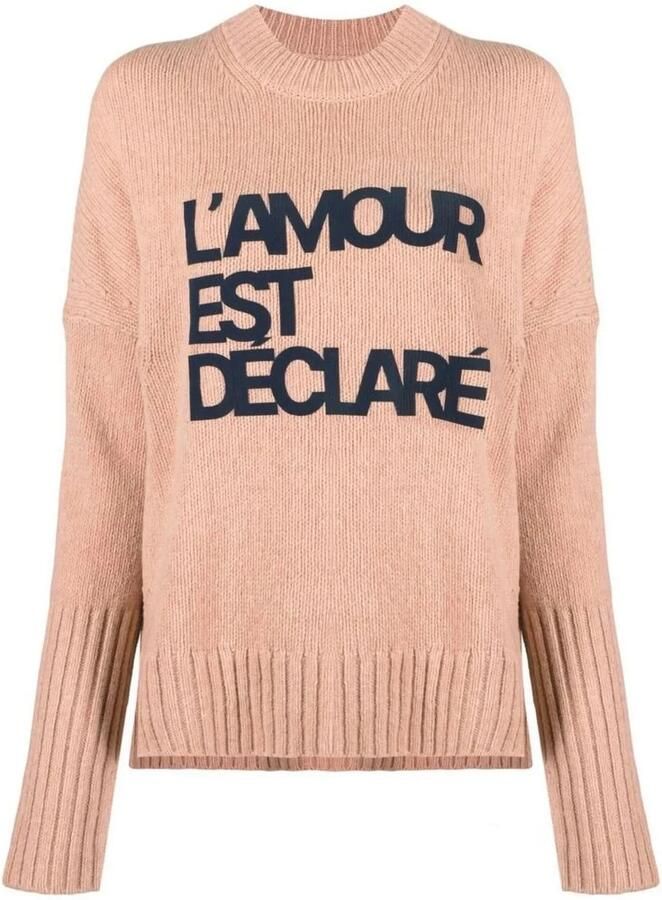 Zadig & Voltaire Slogan Print Jumper