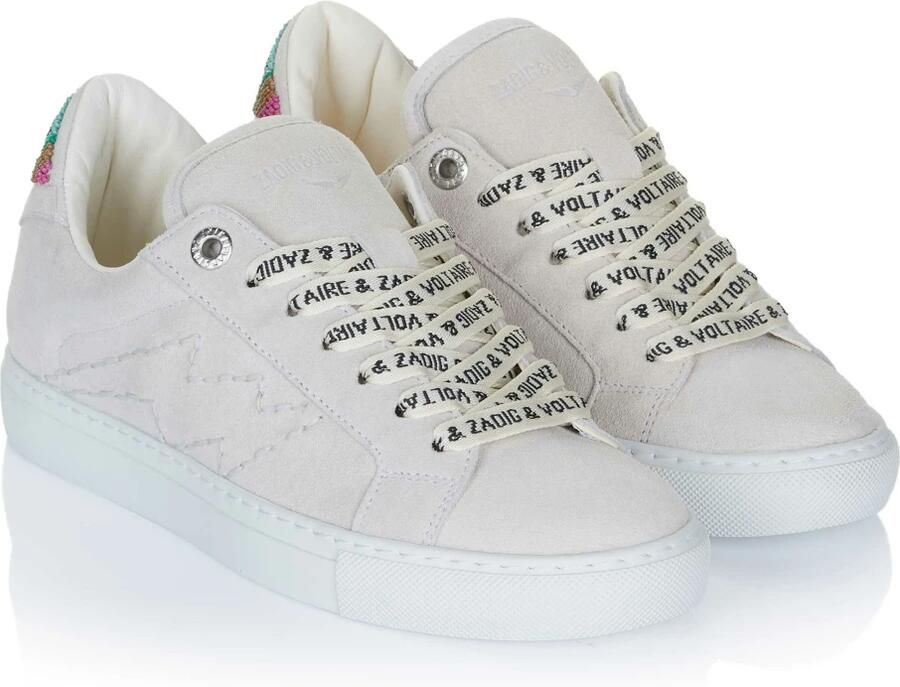 Zadig & Voltaire Sneakers laag ' LA FLASH FOLK BEADS Sneaker weiß' wit - Foto 2