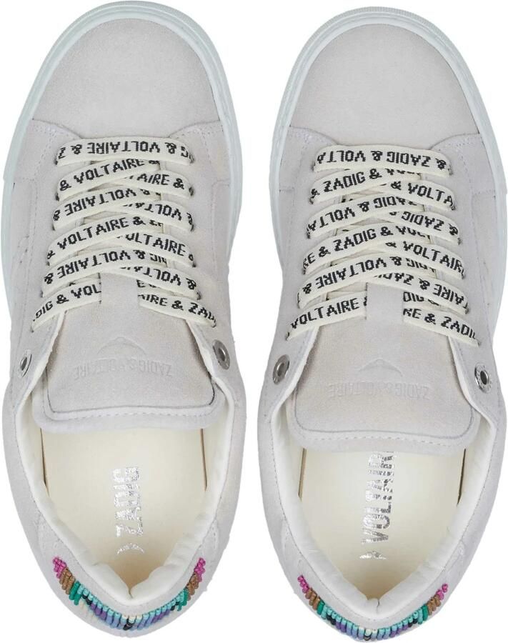 Zadig & Voltaire Sneakers laag ' LA FLASH FOLK BEADS Sneaker weiß' wit - Foto 3