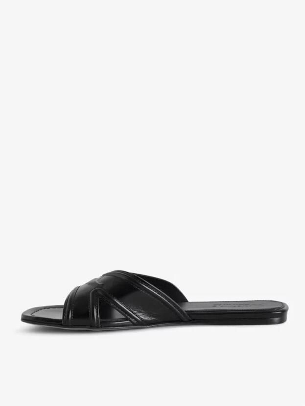 Zadig & Voltaire Slippers & Mules Azora Mule Vintage Patent in zwart - Foto 4