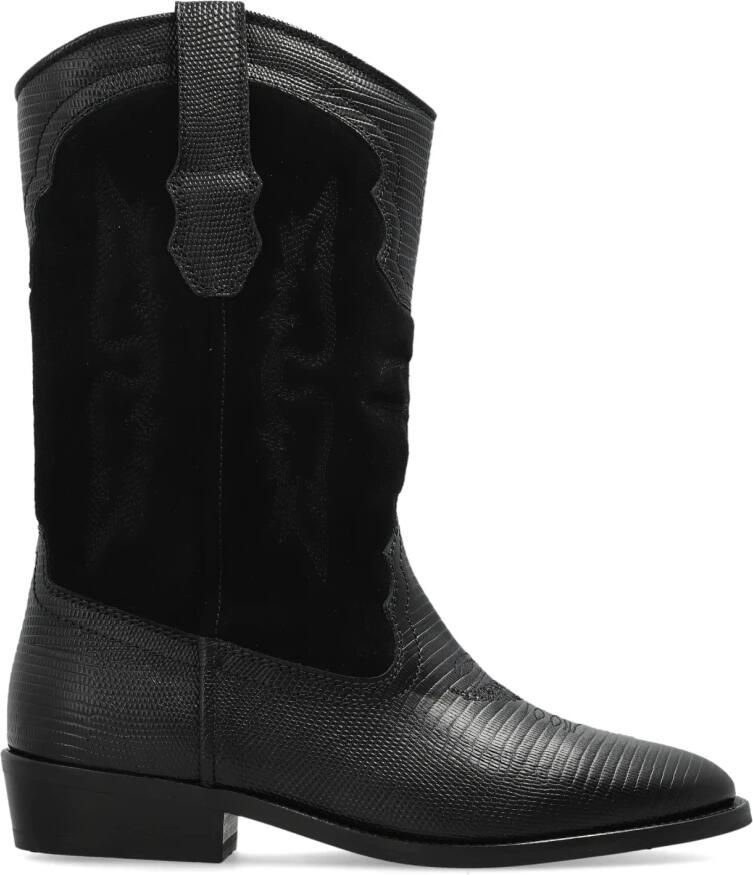 Zadig & Voltaire Tex Western Wild Enkellaarsjes