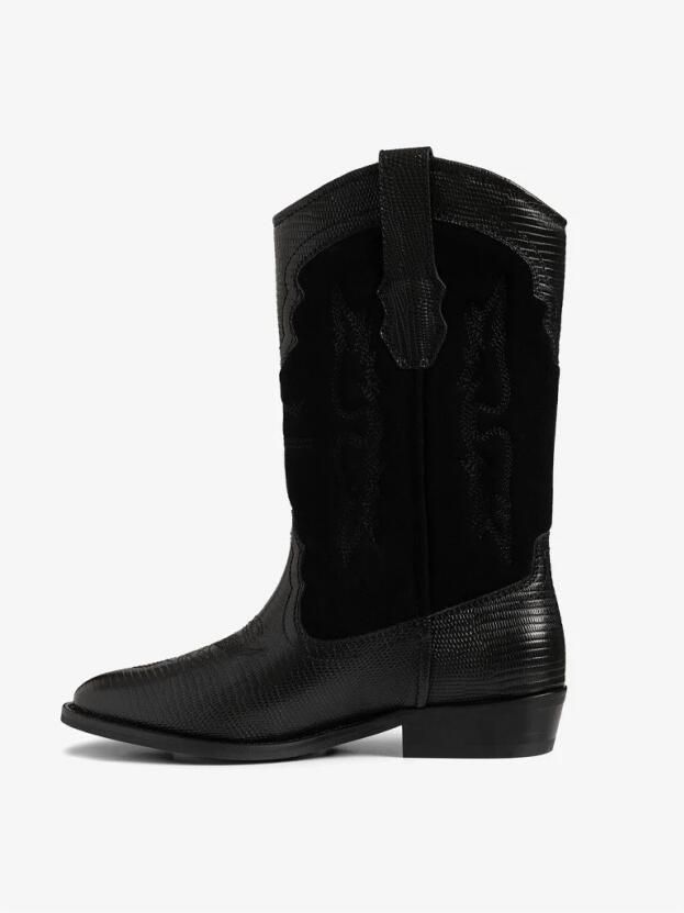 Zadig & Voltaire Tex Western Wild Enkellaarsjes - Foto 8