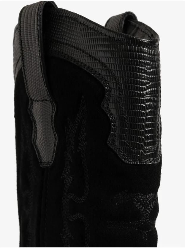 Zadig & Voltaire Tex Western Wild Enkellaarsjes - Foto 5
