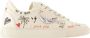 Zadig & Voltaire Low-Top Sneakers Fly On Sneakers Leather Silver in beige - Thumbnail 1