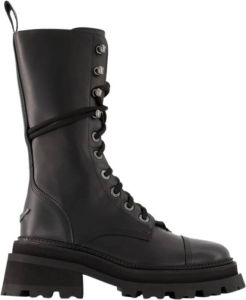 Zadig & Voltaire Boots & laarzen Ride Semy Shiny Calfskin in zwart