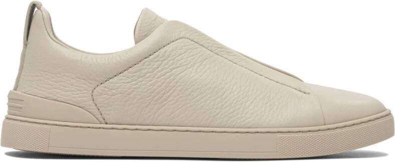 Zegna Beige Sneakers voor Mannen Aw25