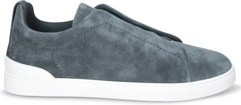 Zegna Blauwe Sneakers voor Mannen