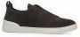 Zegna Beige Suède Instap Sneakers - Thumbnail 1