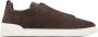 Zegna Suède Sneakers met Drievoudige Stiksels - Thumbnail 1