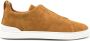 Zegna Suede Triple Stitch Sneakers - Thumbnail 1