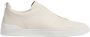 Zegna Triple Stitch Off-White Deerskin Sneakers - Thumbnail 1