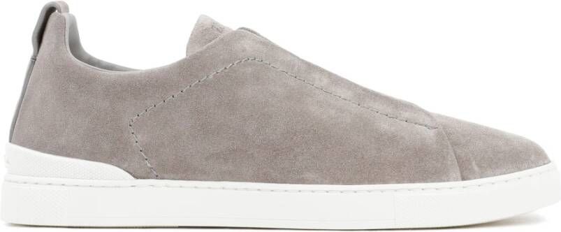 Ermenegildo Zegna Grijze Sneakers voor Mannen Aw24 Gray Heren