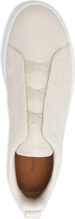 Zegna Triple Stitch leren sneakers - Foto 2