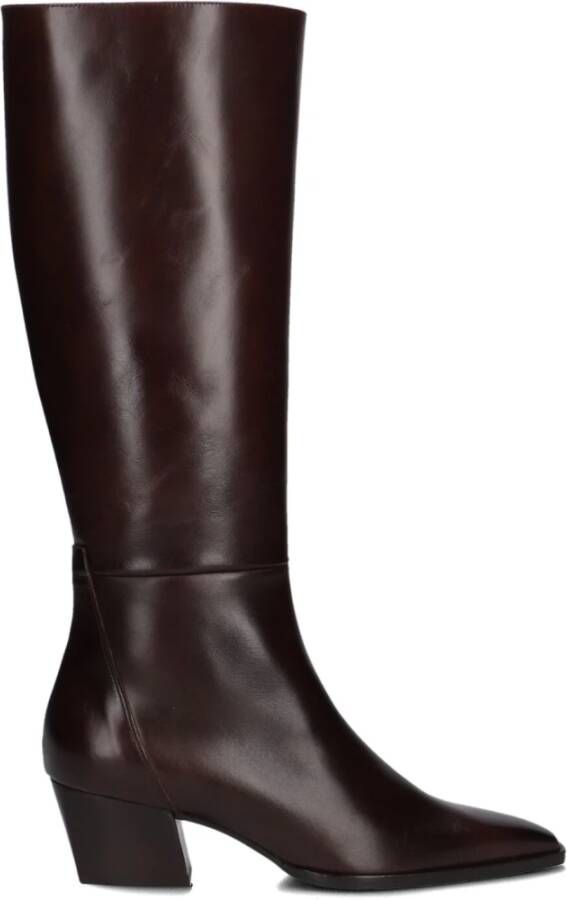 ZINDA Hoge Laarzen Dames 3227 Maat: 42 Materiaal: Leer Kleur: Bruin