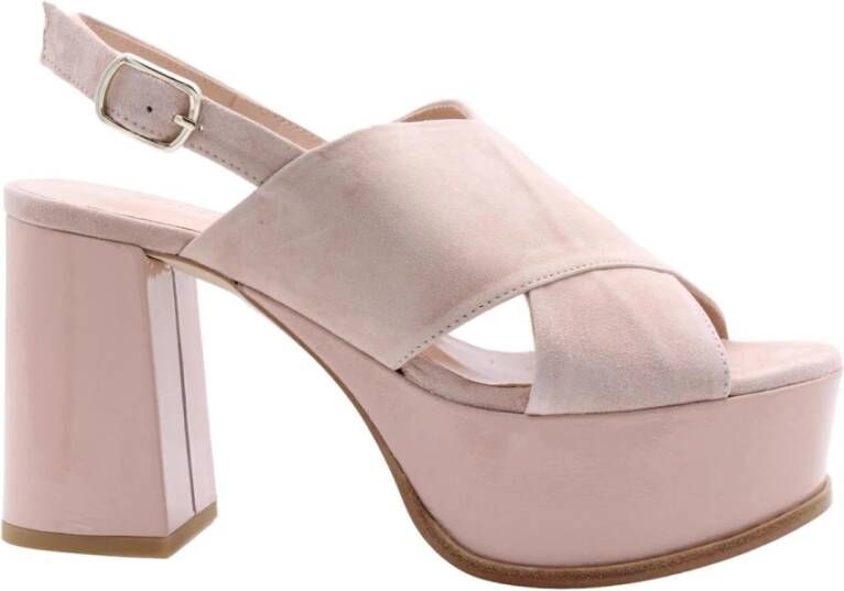 Zinda Candia Hoge Hak Sandalen Beige Dames