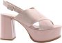 Zinda Verhoog je stijl met hoge hak sandalen Beige Dames - Thumbnail 2
