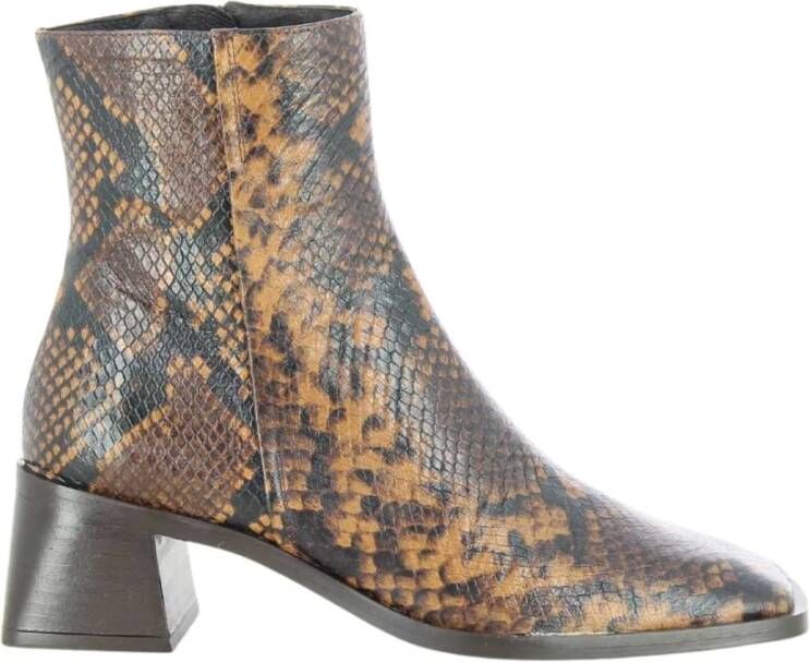 Zinda Dames Cognac Schoenen