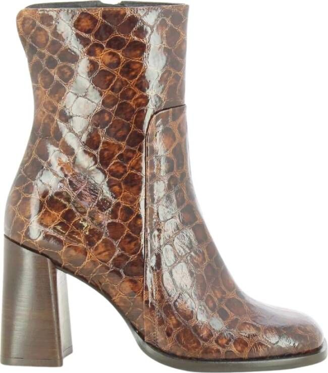 Zinda Dames Cognac Schoenen