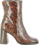 Zinda Dames Cognac Schoenen - Thumbnail 1